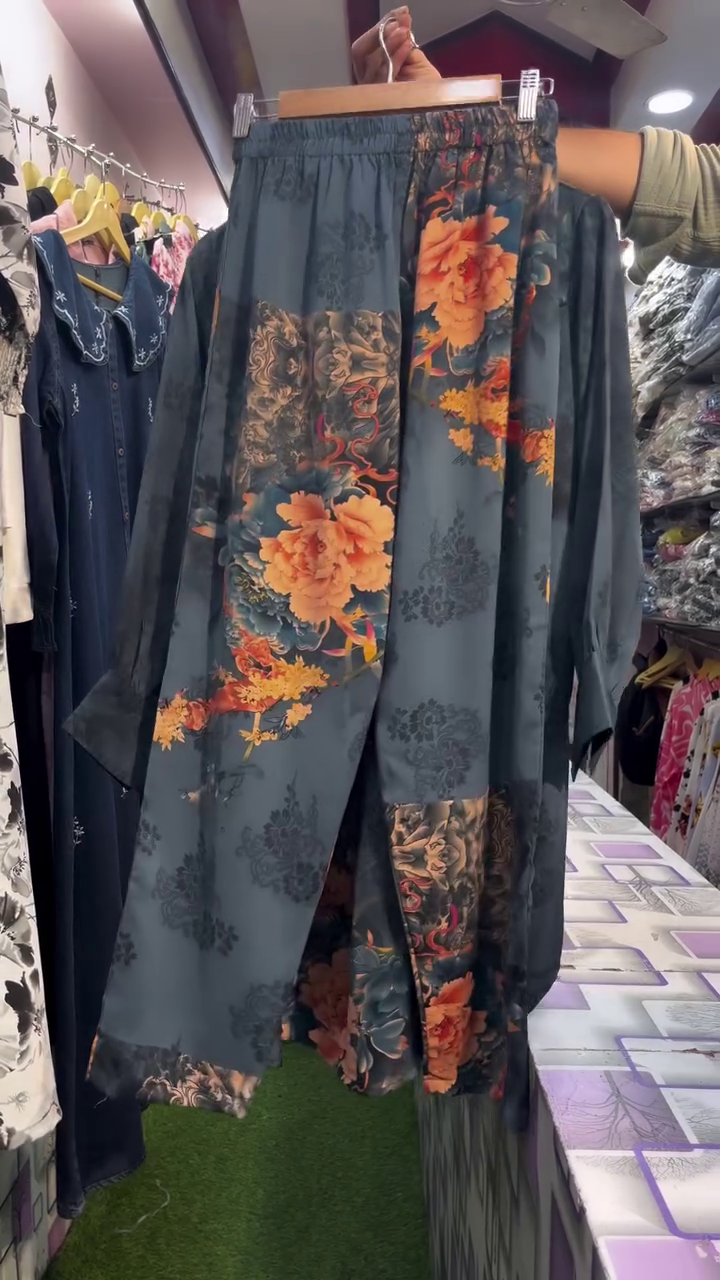 Soft Fabric Floral Palazzo for Daily Use