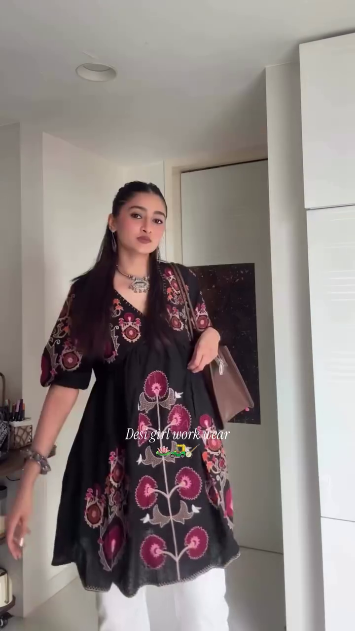 Beige Printed Anarkali Dress with Dupatta