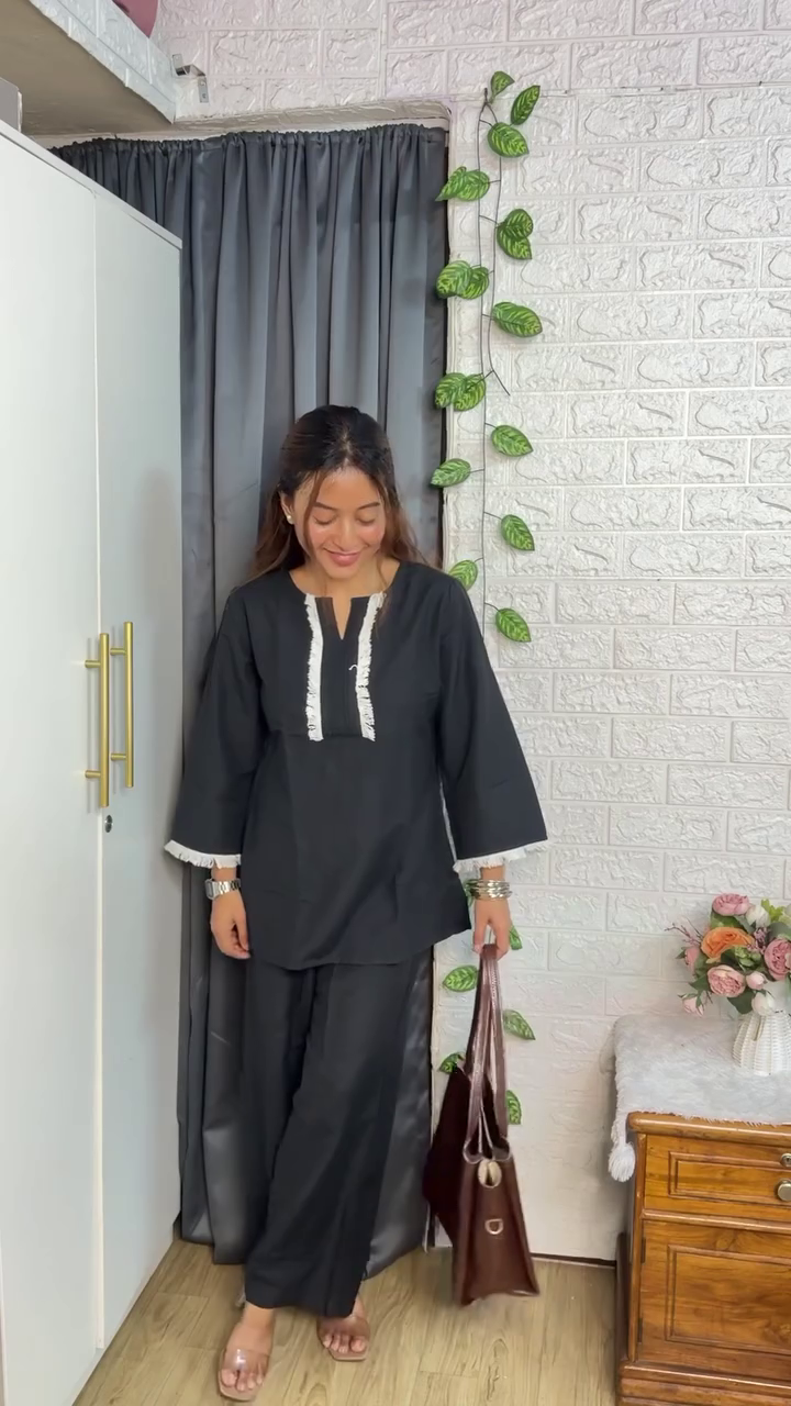 Mustard Printed Anarkali Kurta with White Pants