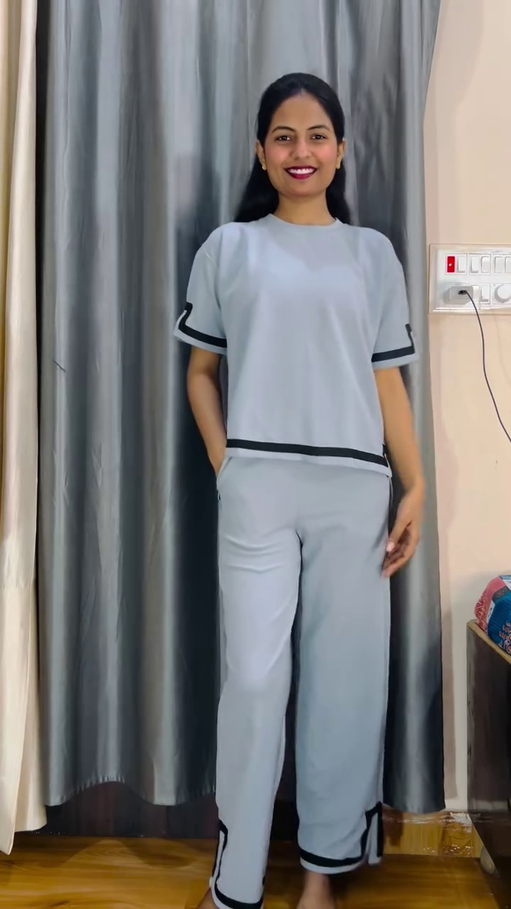 Red Floral Print Lounge Co-ord Set