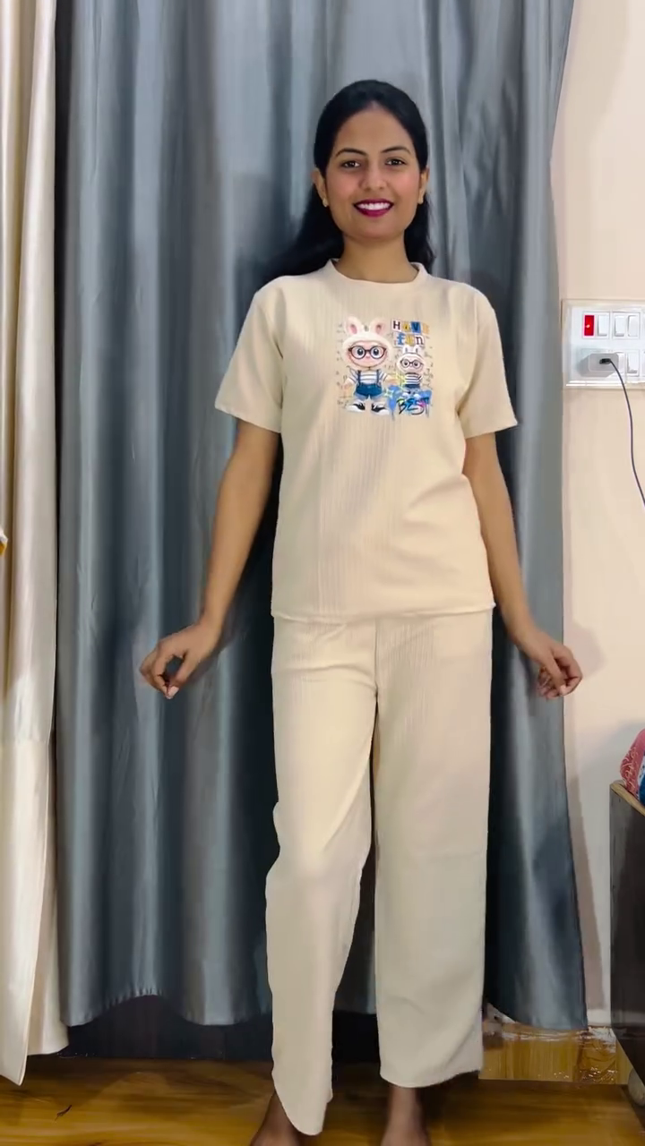 Red Floral Print Lounge Co-ord Set