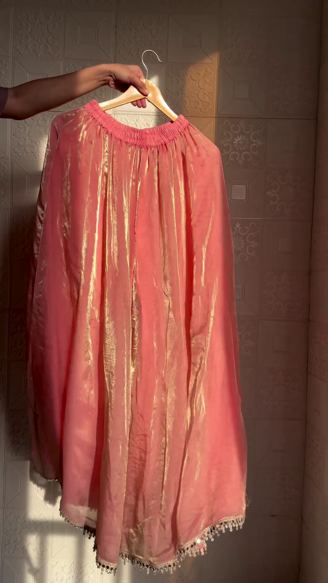 Blush Pink Embellished Kurta Set