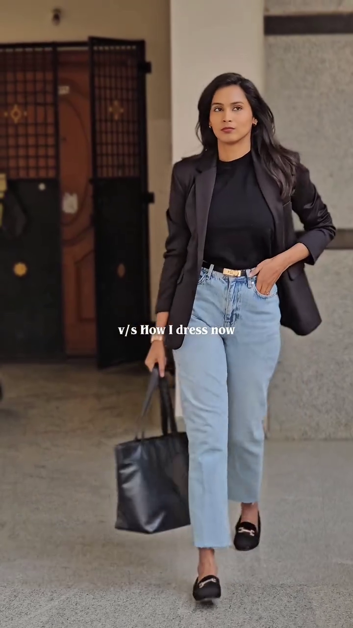 Burgundy Blazer with White Shirt & Dark Blue Jeans