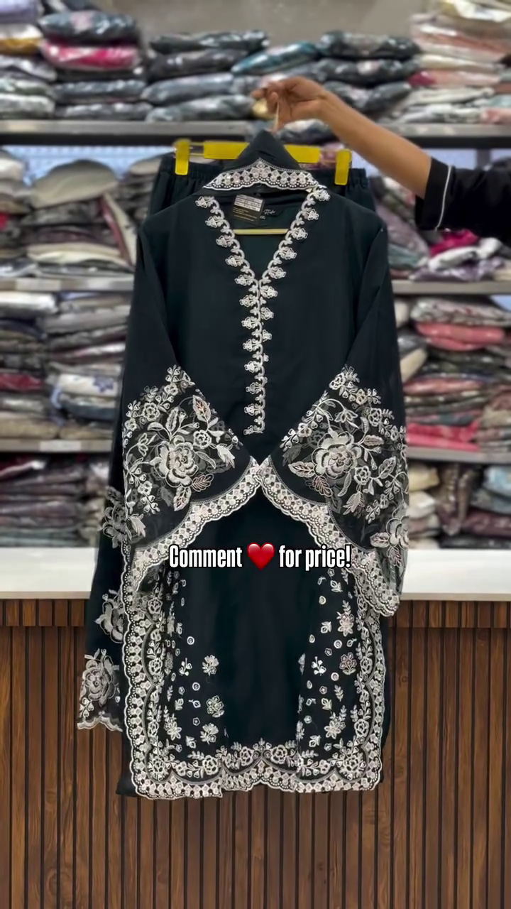 Wine Maroon Heavy Embroidered Festive Kurti