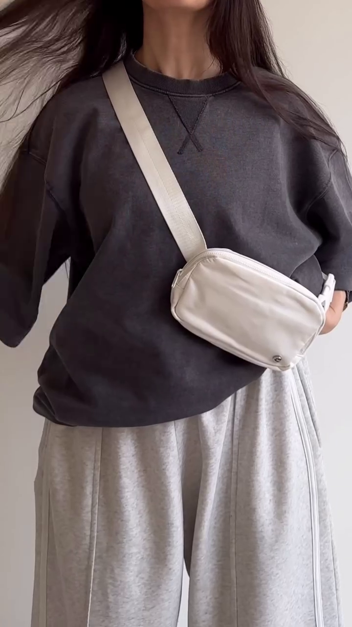 Beige Oversized Sweatshirt