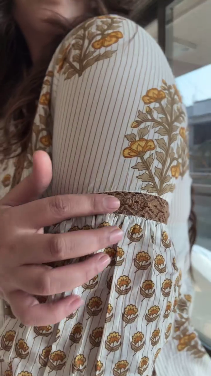 White Printed Ethnic Kurti