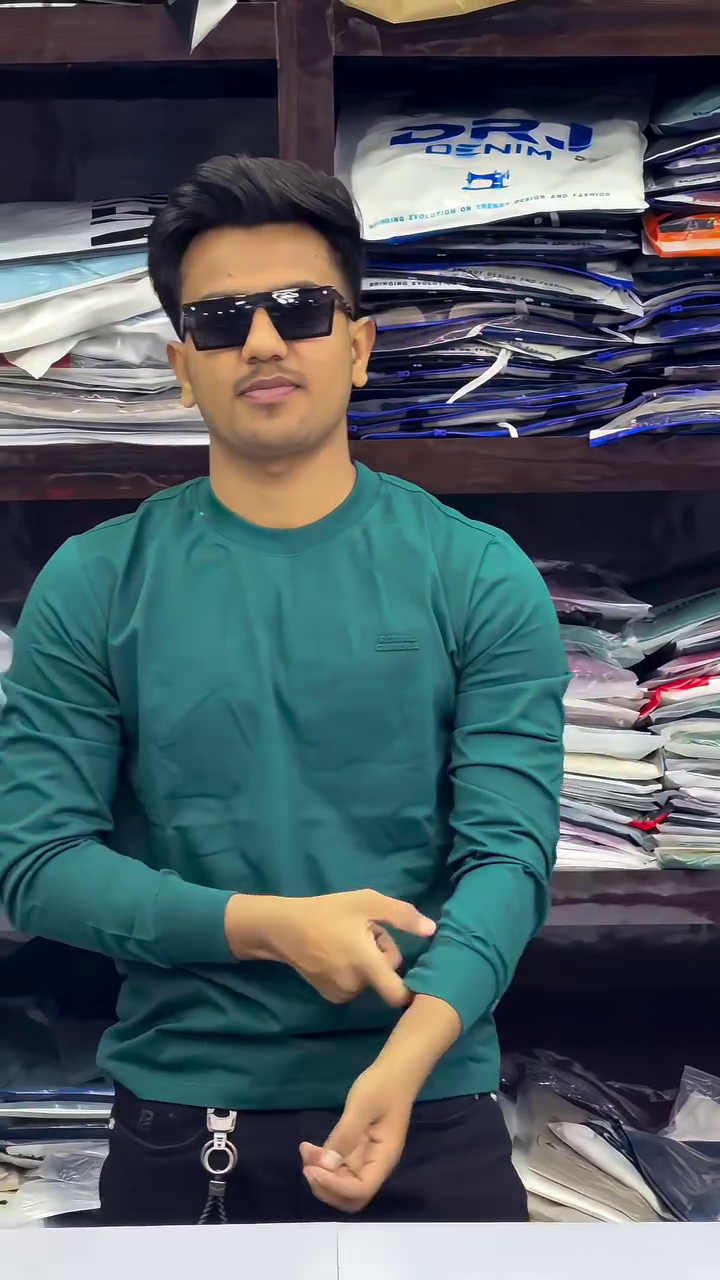 Forest Green Full Sleeve T-Shirt