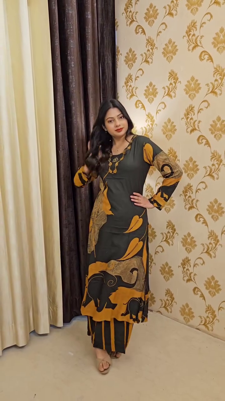 Royal Purple Kurta Set