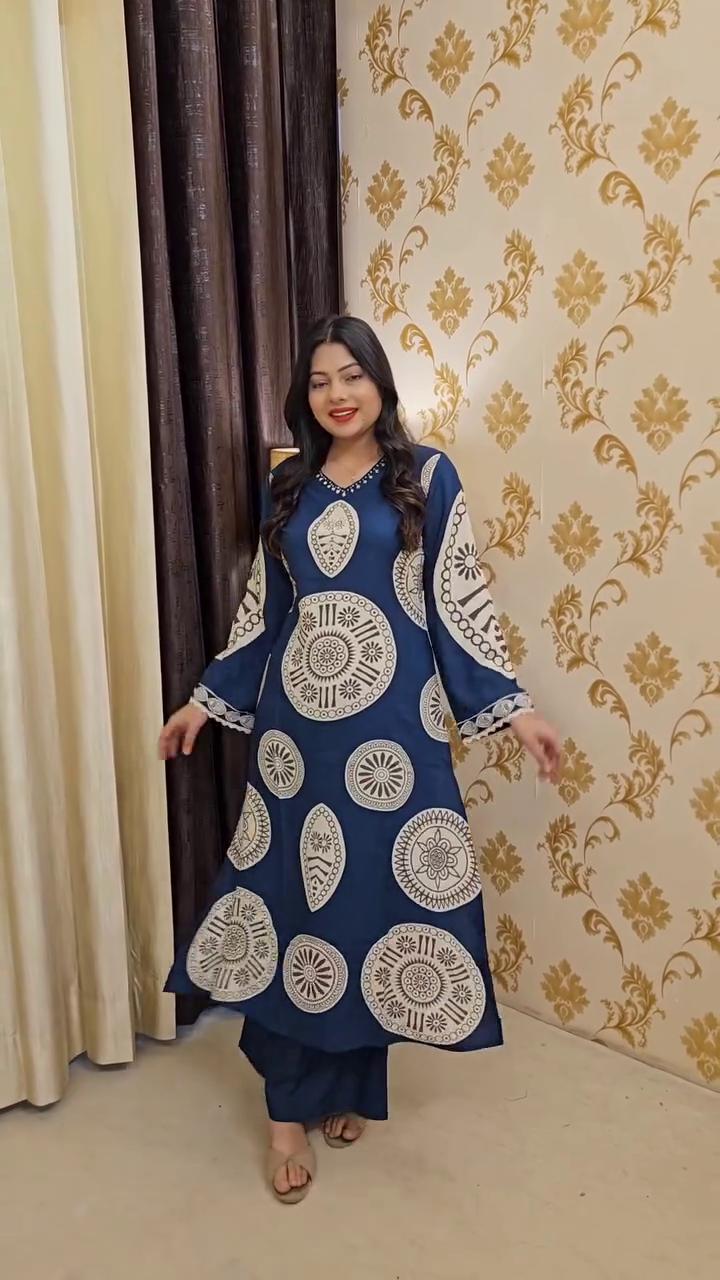 Royal Purple Kurta Set