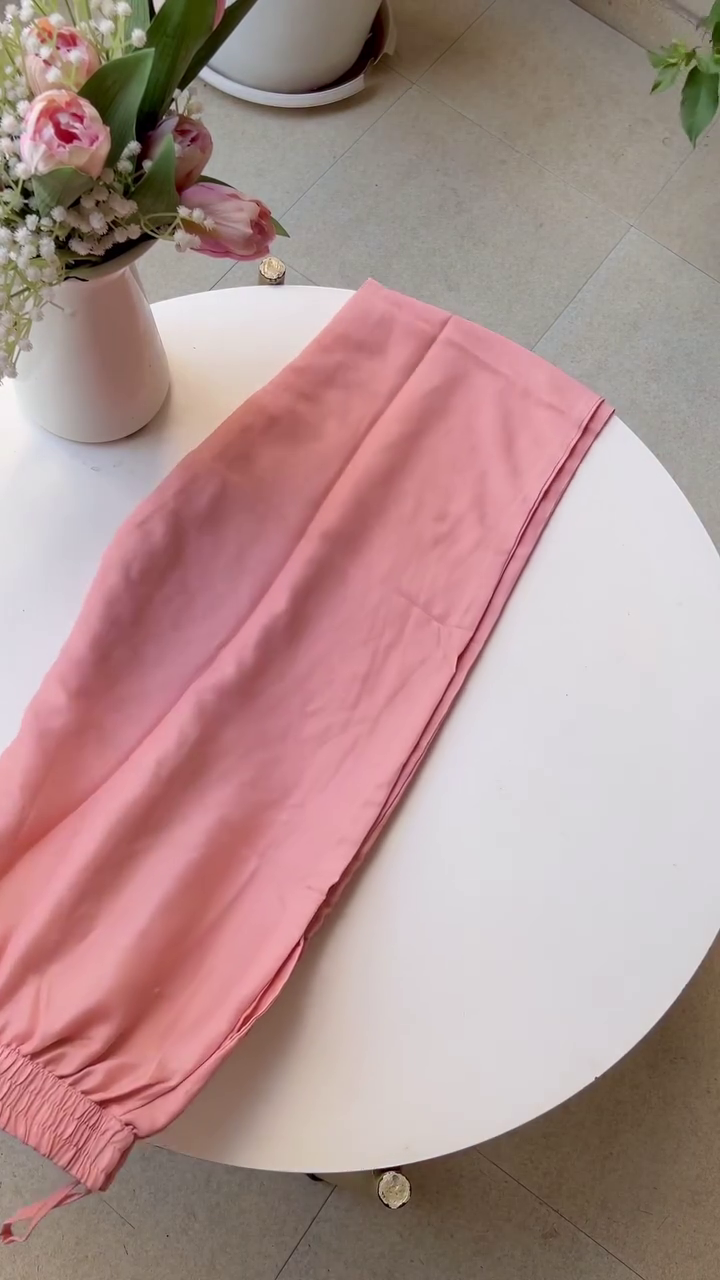 Pastel Pink Chiffon Set