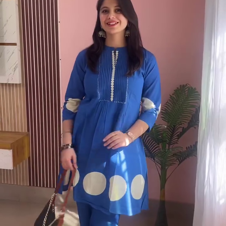 Royal Blue Kurta Set
