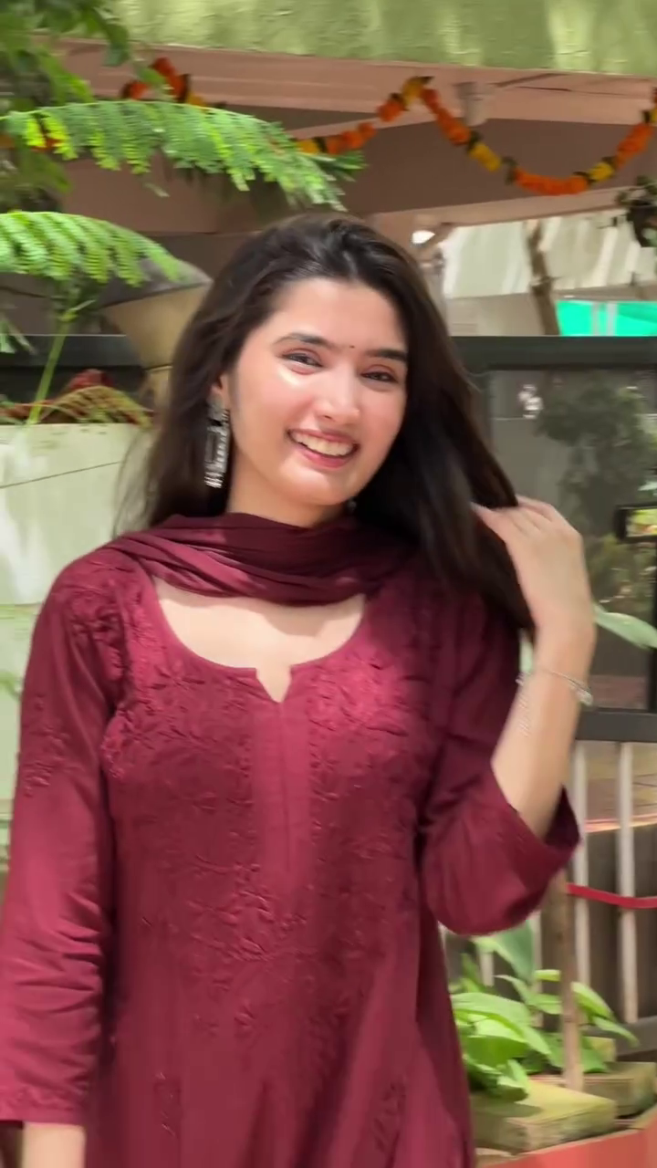 Maroon Ethnic Kurta Elegance