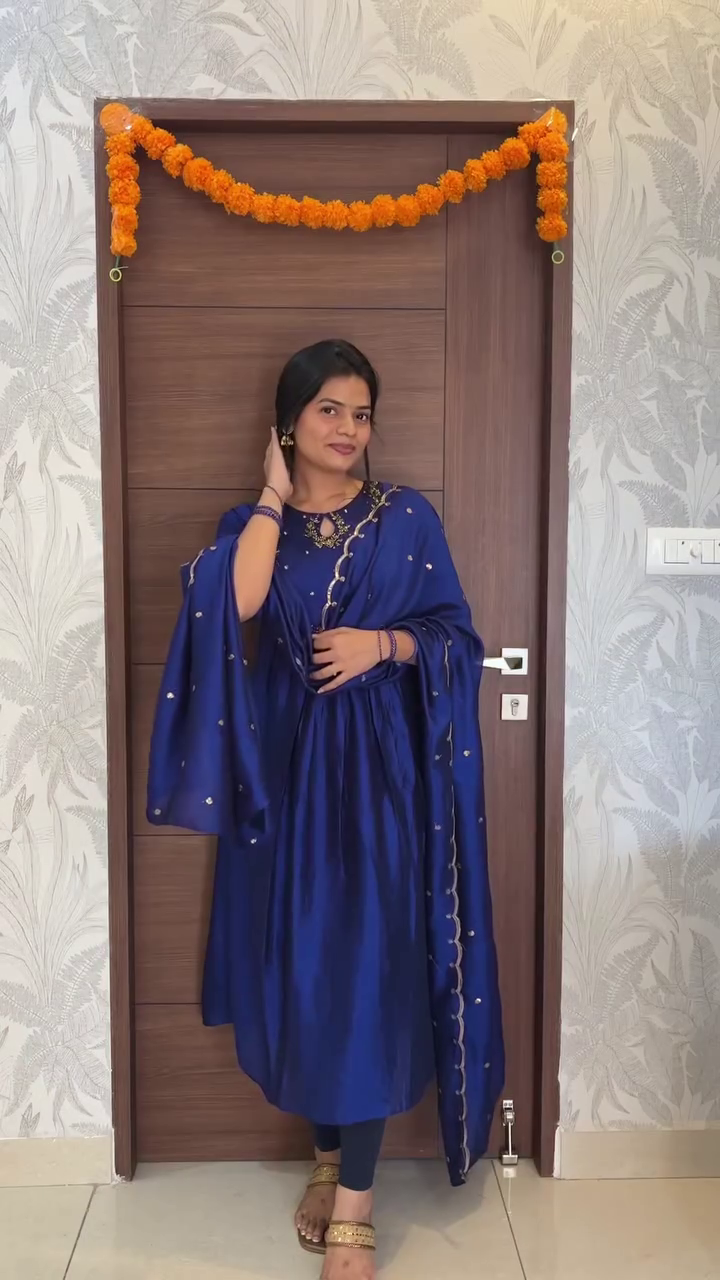 Royal Purple Festive Anarkali