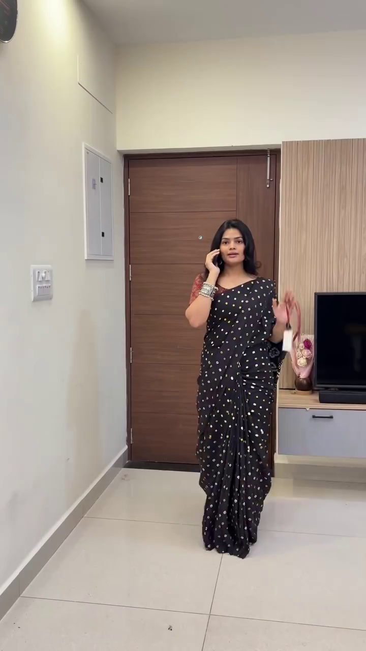 Everyday Grace Cotton Saree Look