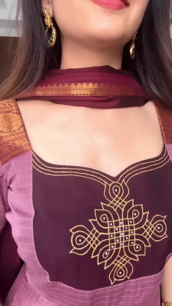 Modern Mauve Ethnic Dress