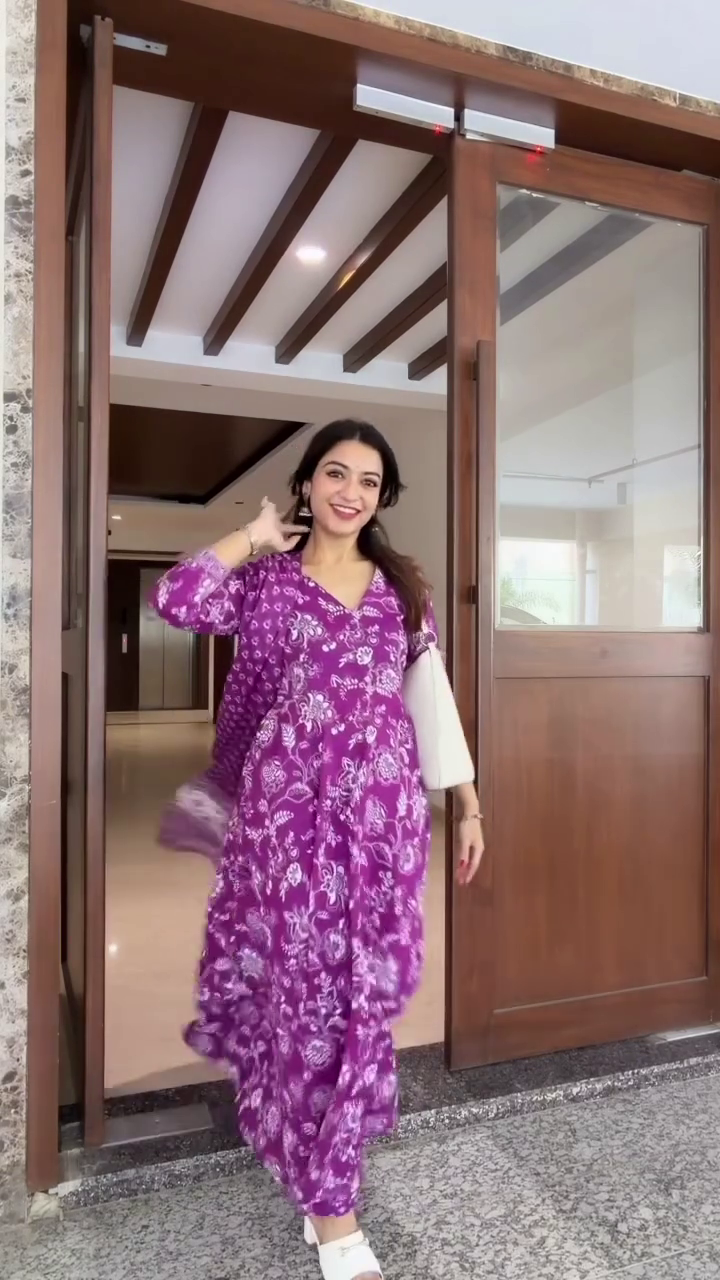 Black Ethnic Anarkali Charm