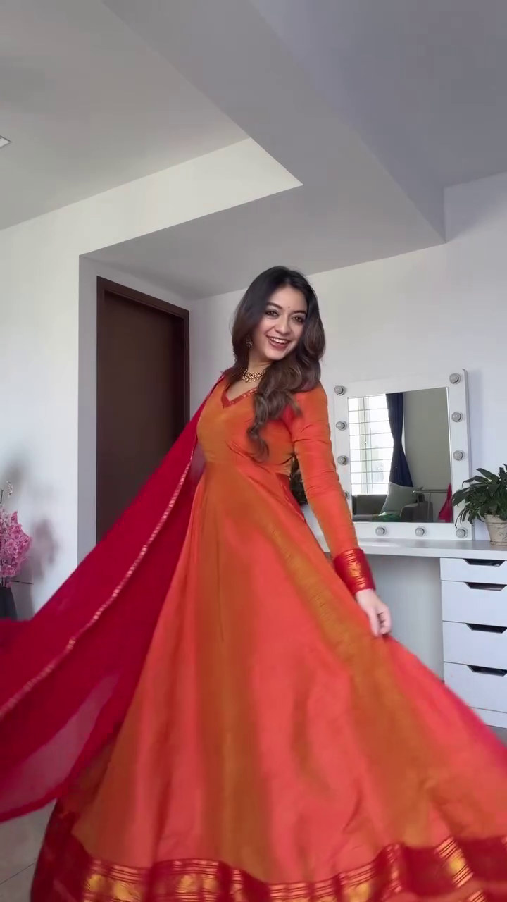 Radiant Lime Festive Anarkali Set