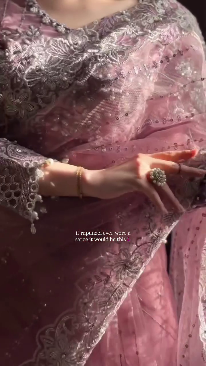 Fairytale Lilac Designer Saree