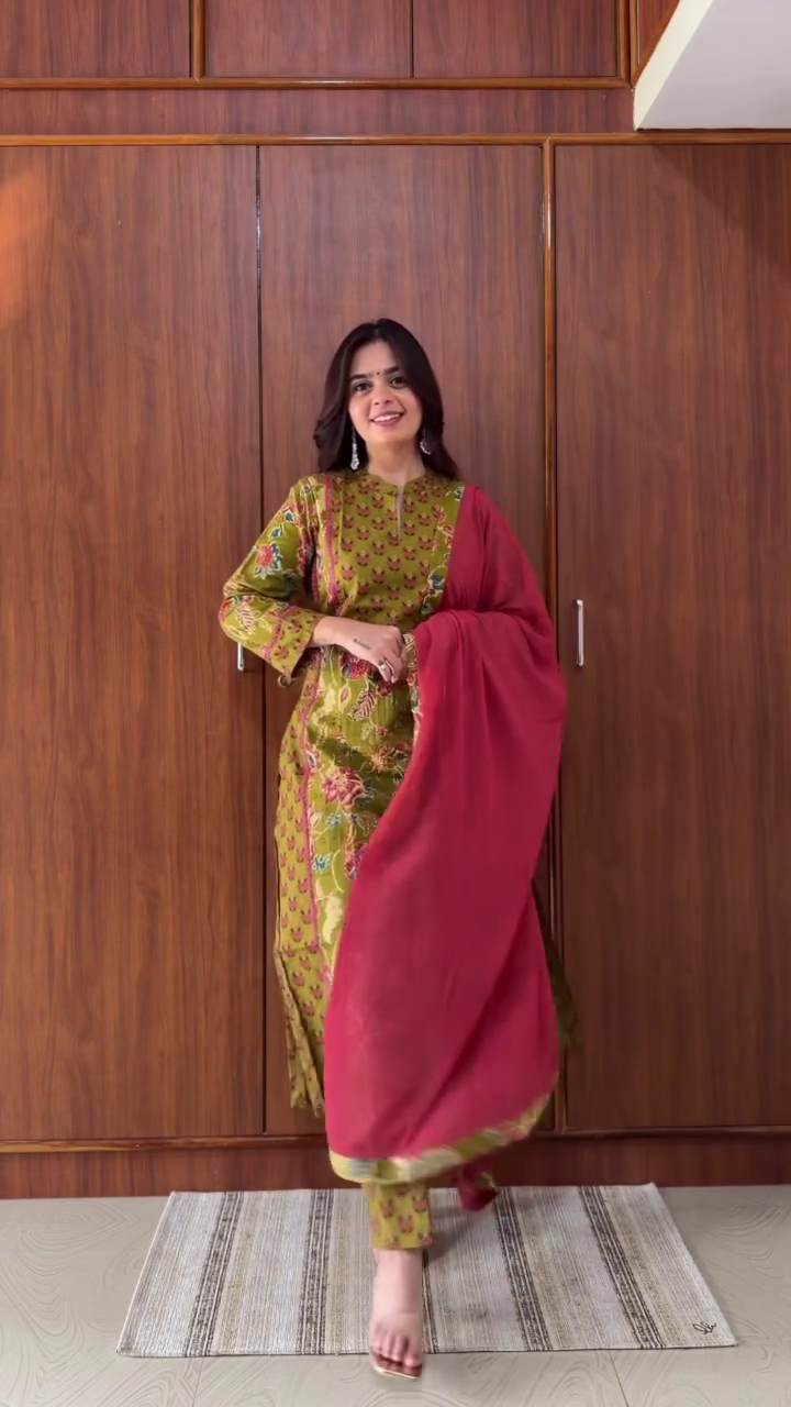 Pastel Floral Suit Soft Elegance