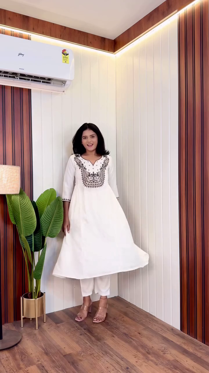 Black Embroidered Ethnic Suit