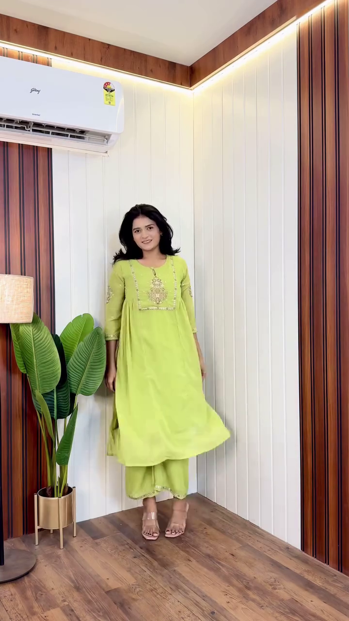 Black Embroidered Ethnic Suit