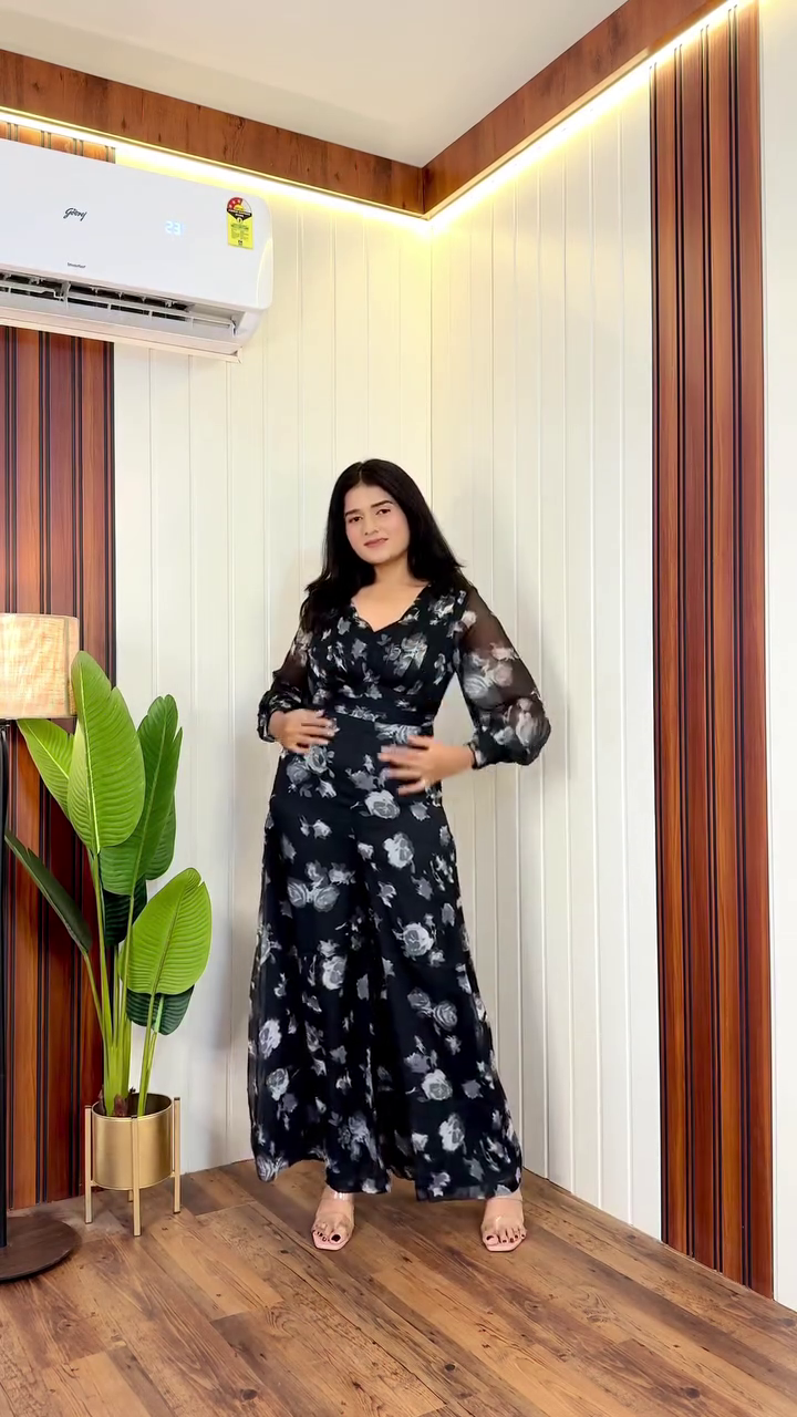 Midnight Floral Maxi Dress Flow