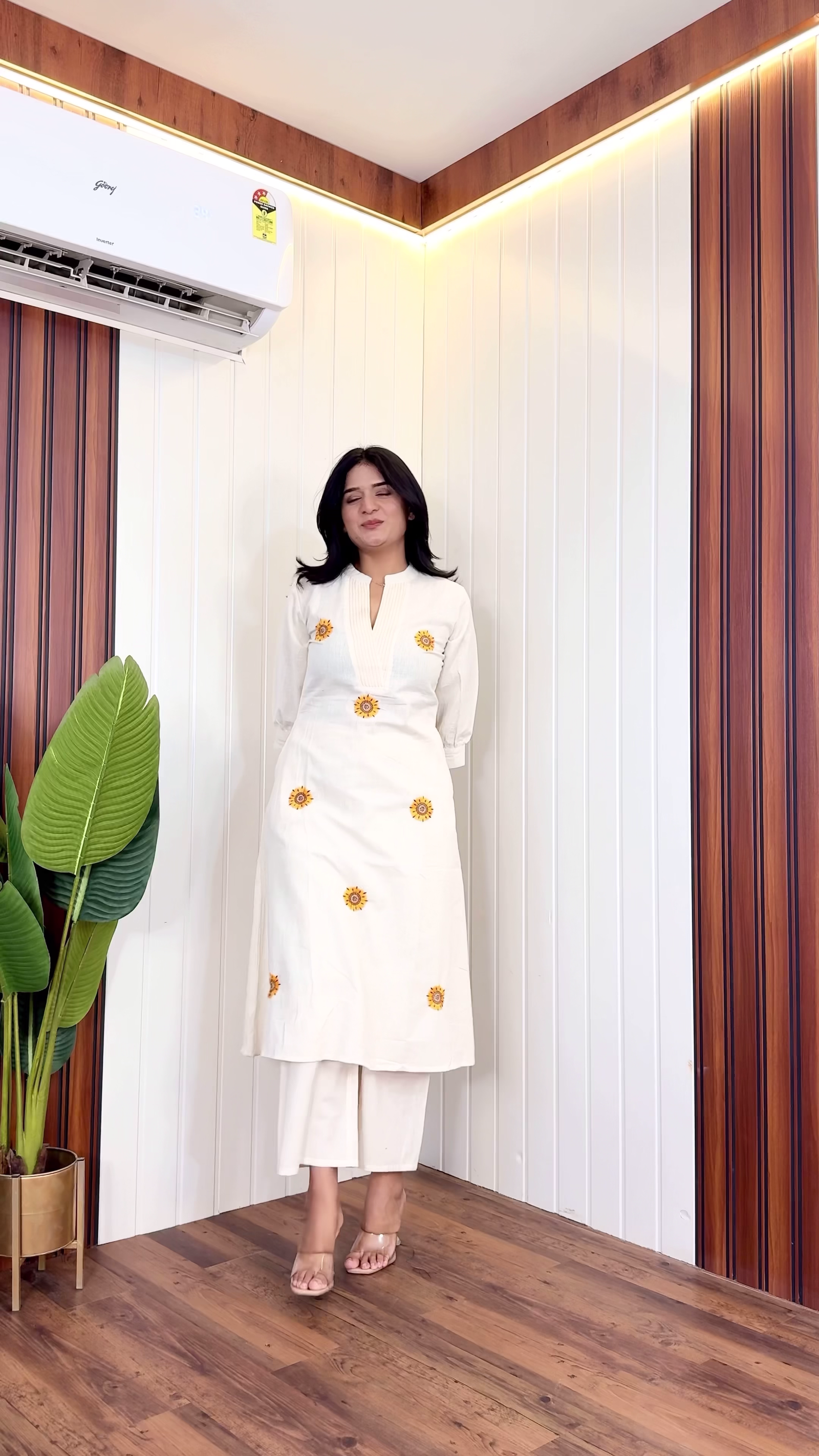 Ivory Bloom Kurta Set
