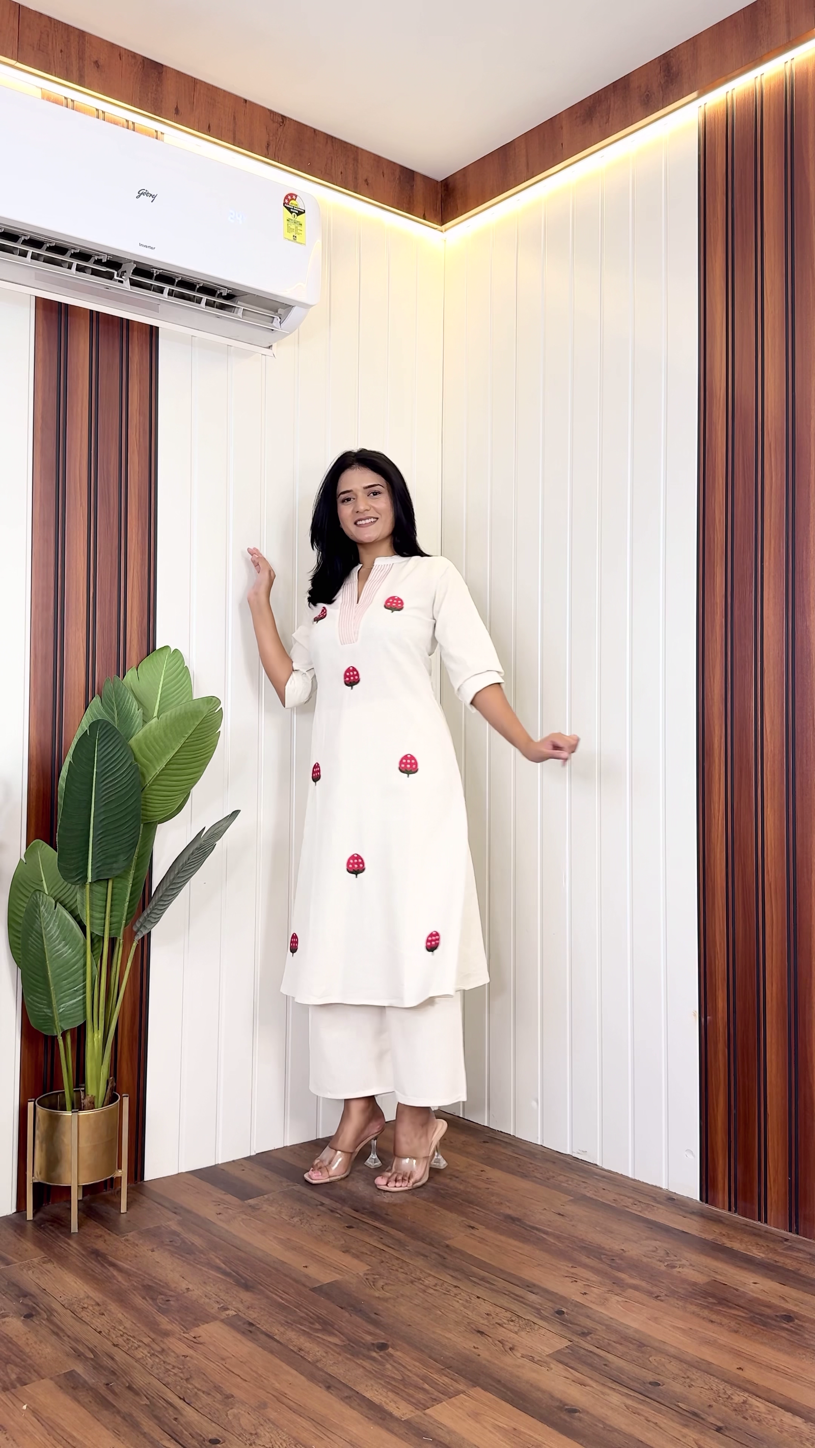 Ivory Bloom Kurta Set