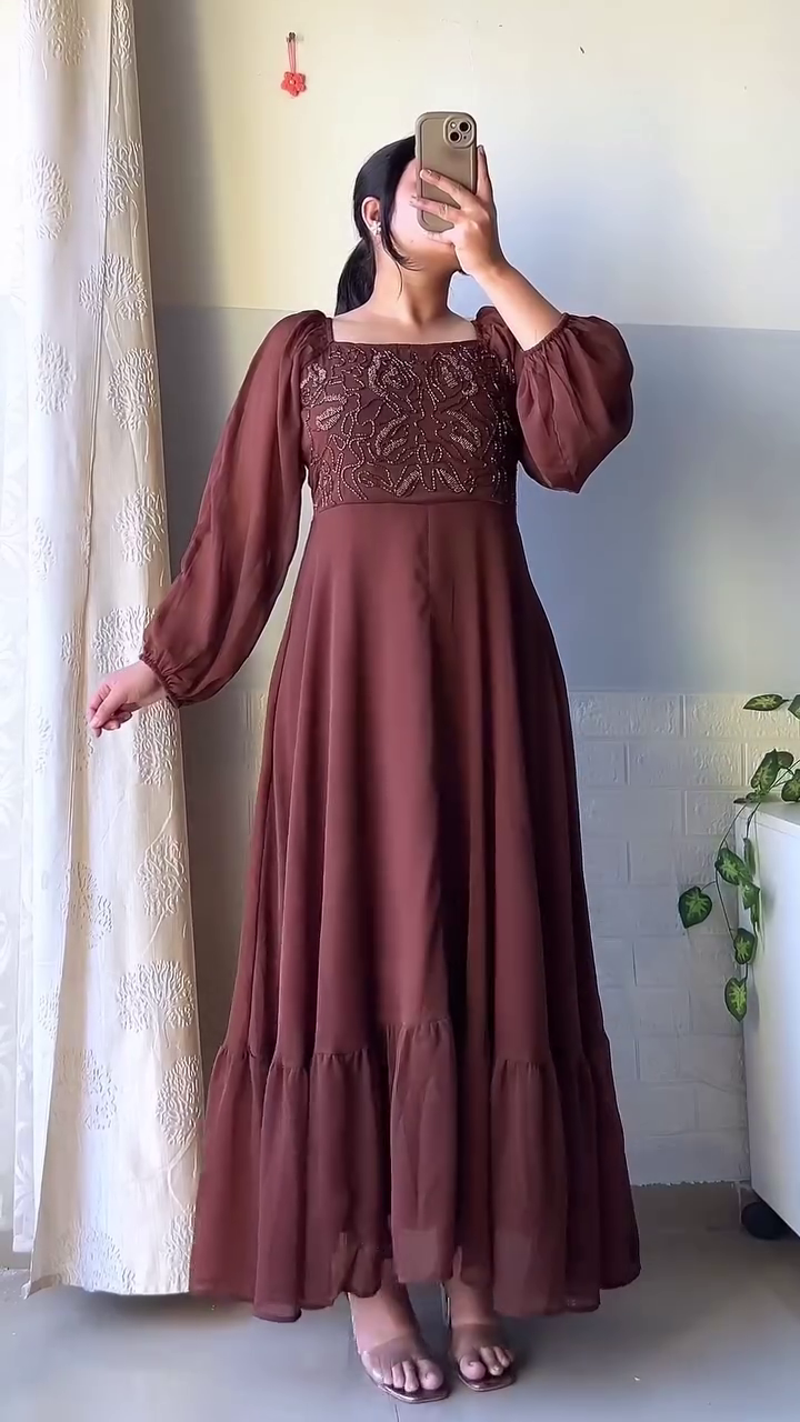 Wine Bodycon Flare Dress