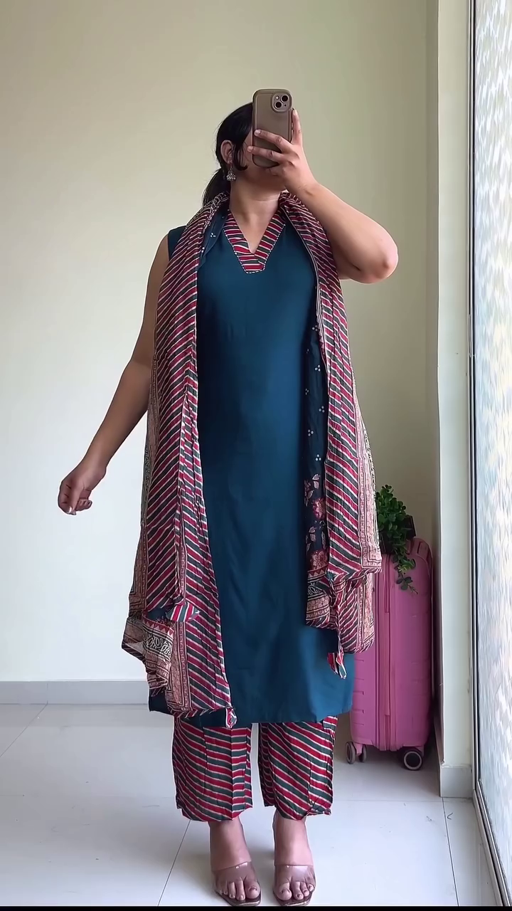 Red Ethnic Layered Set