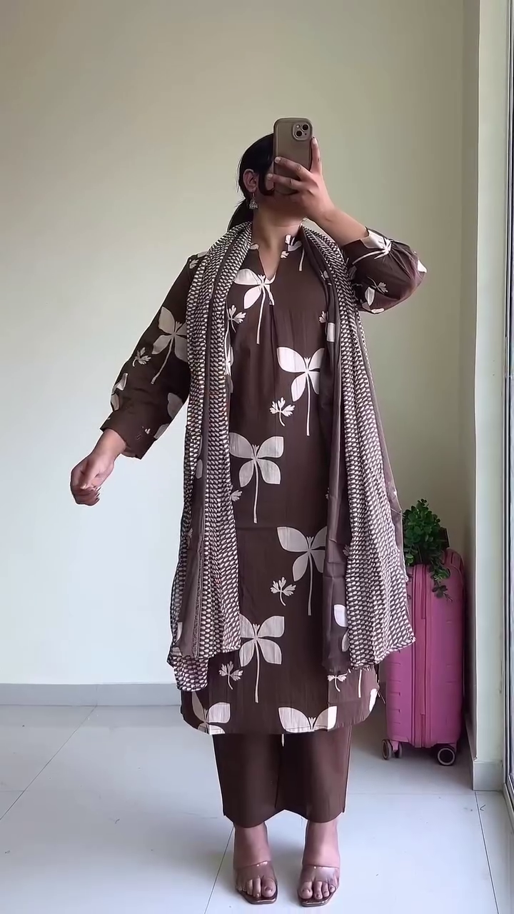 Red Ethnic Layered Set