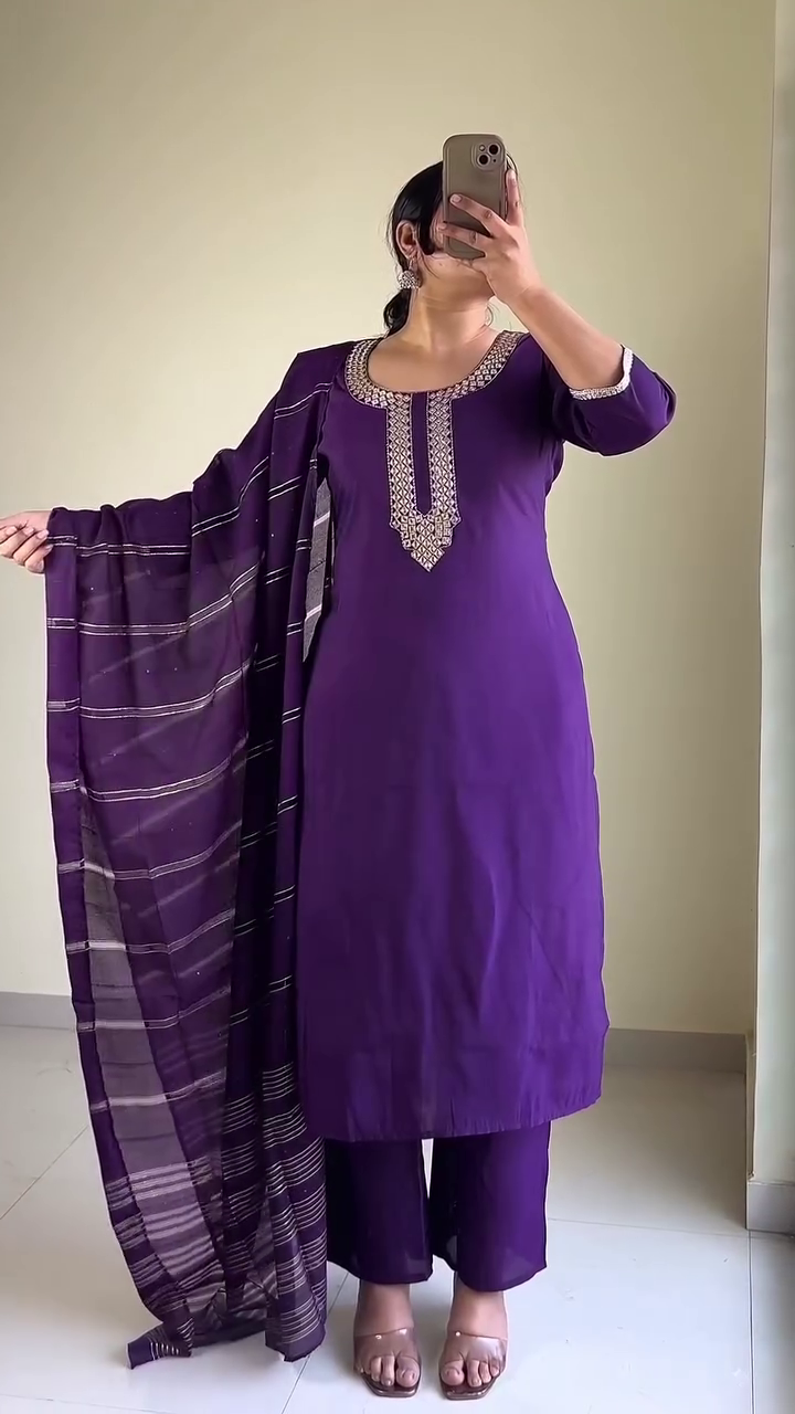 Royal Red Anarkali Suit