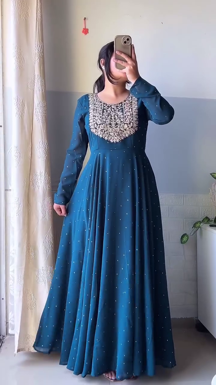 Royal Red Anarkali Suit